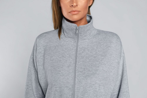 Grafi Szlafrok Damski na zamek Italian Fashion- melanż 