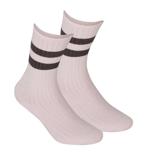 W84.08P wz.995 Skarpety damskie prążek bezuciskowe Wola pink C0E