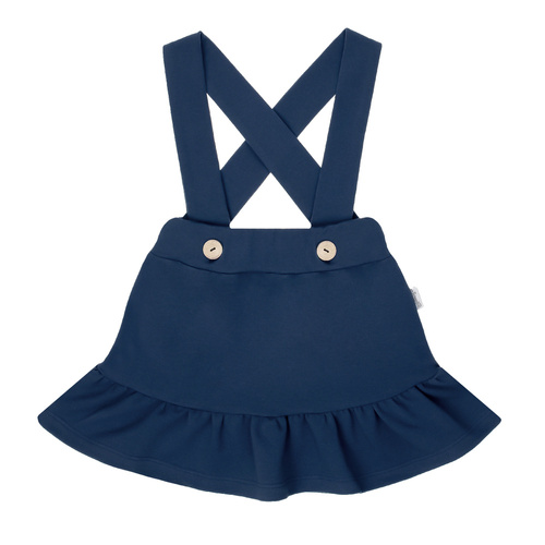 169495 Spódniczka na szelkach Nicol - granatowy