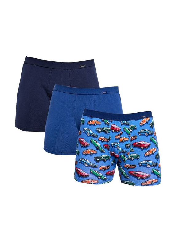 946/02 Bokserki męskie Cornette granatowy