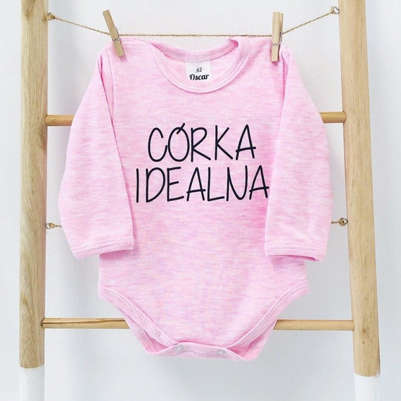 551219135 Body z długim rękawem "Córka idealna" Oscar Kids