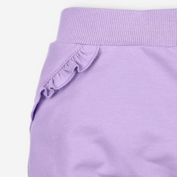 ABN-4518/LIL Spodnie dresowe z bawełny organicznej Nini liliowy