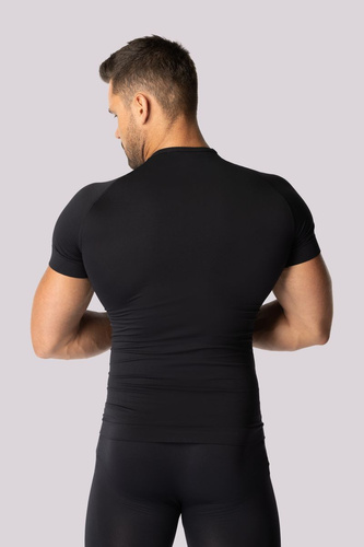 Alpha Bluzka termoaktywna męska krótki rękaw Spaio black