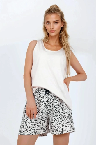 Make It Happen Piżama damska Momenti Per Me beige	