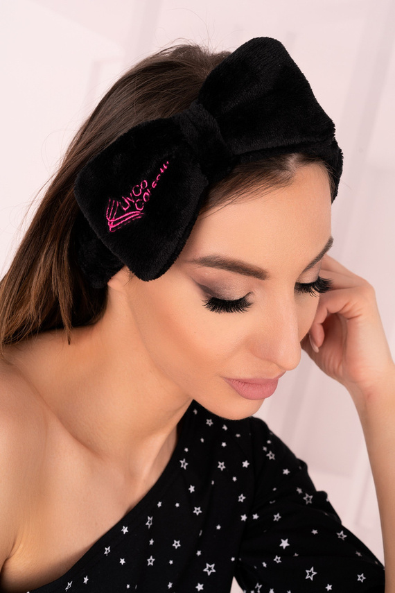 Krissan Black SP012 Opaska na włosy LivCo Corsetti Fashion - czarna