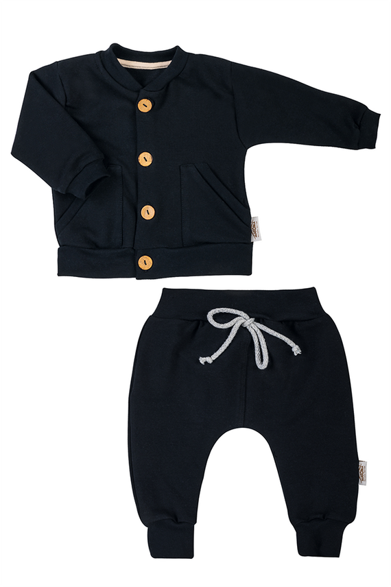11196JB "Joy Black" Dres niemowlęcy Makoma czarny 