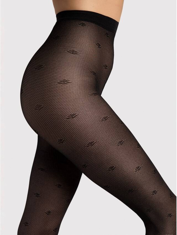 G 6107 Lea Rajstopy Fiore 30 den - black