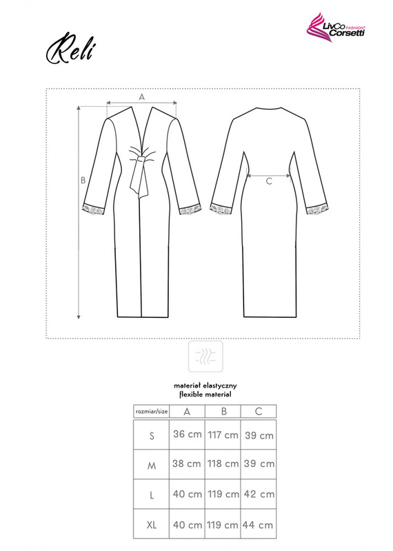 Reli LC 90027 Szlafrok damski LivCo Corsetti