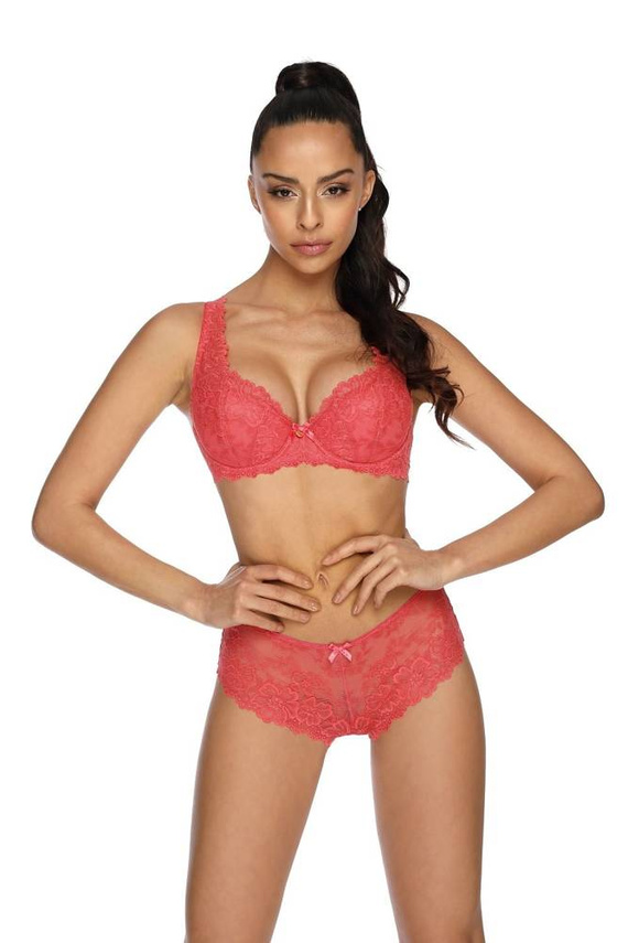 M-053/22 Carmela Biustonosz Usztywniany Mat khaki