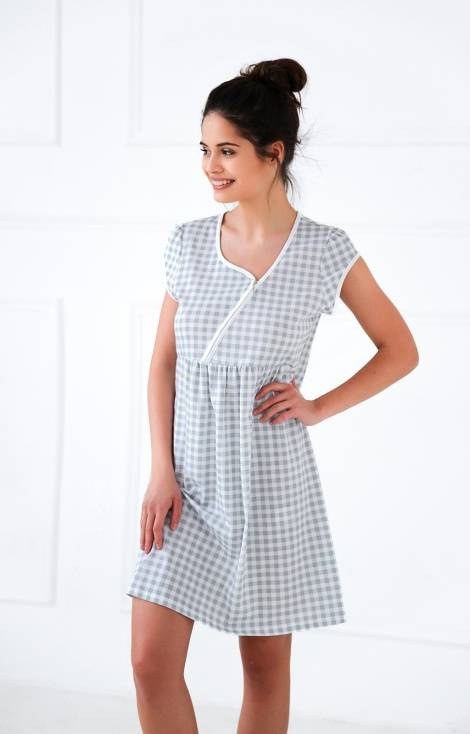 Symone koszula nocna Sensis - szara