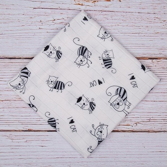 KU 201 Pieluszki Bamboo bambusowa 30X35 ATK - mix kolorów