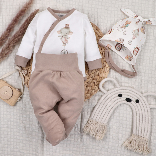 ABN-5591 Circus Pośpiechy niemowlęce Nini – 100% bawełna organiczna, miękkie i antyalergiczne