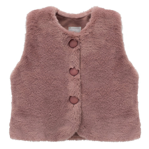 Julia Kamizelka na guziki Pinokio - róż ciemny