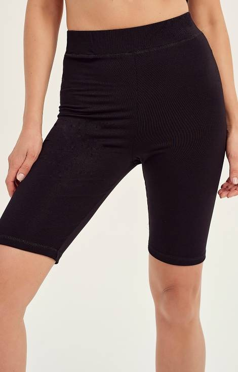 3065 Basic Legginsy kolarki damskie Taro- czarne