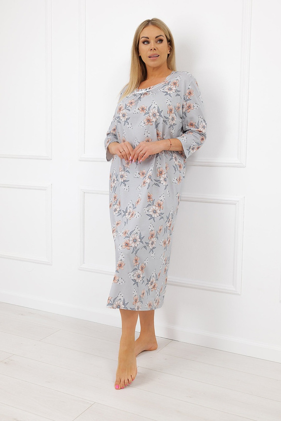 Koszula Nocna Dobrawa Italian Fashion 100% Bawełna Rękaw 3/4