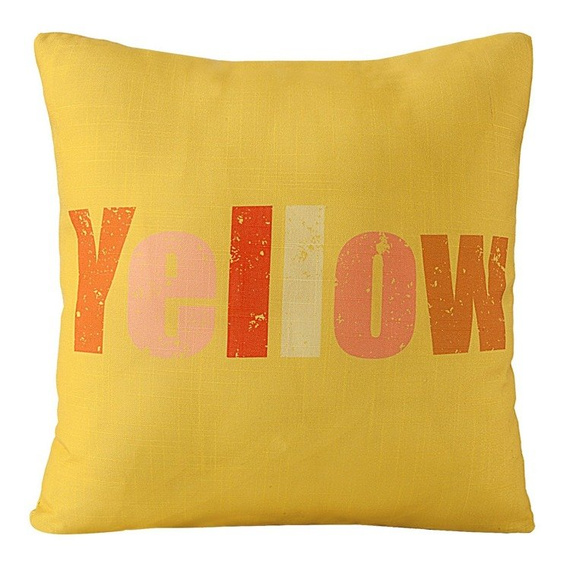 Poszewka dekoracyjna COLORS Eurofirany żółty
