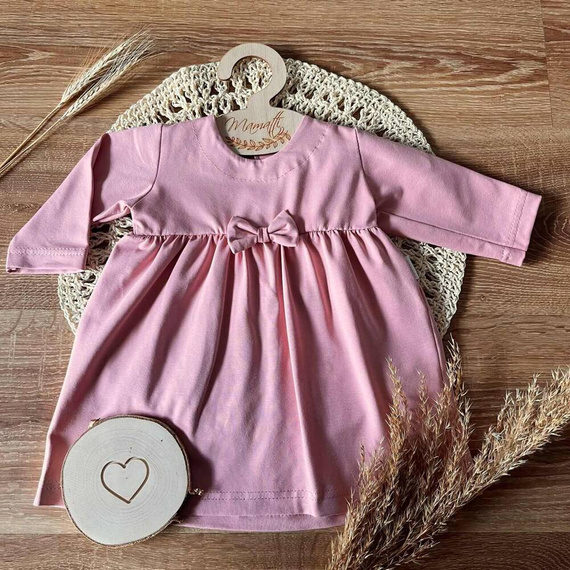 SU052 Sukienka z długim rękawem Mamatti