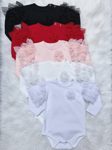 Carmen Body z długim rękawem Bambarillo ecru