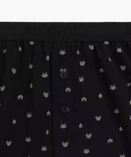 2MBX-055   Bokserki męskie Atlantic czarny