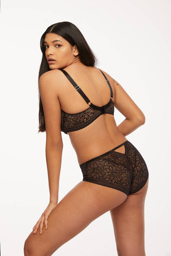 SC-857 Mandala III Miękki Biustonosz Kinga czarny