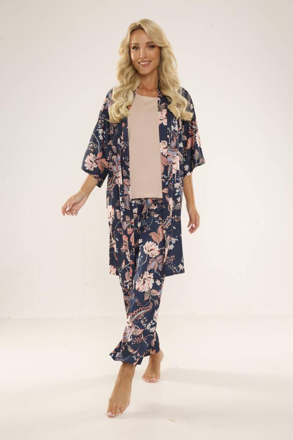 722 Lurdes Piżama damska De Lafense - granat