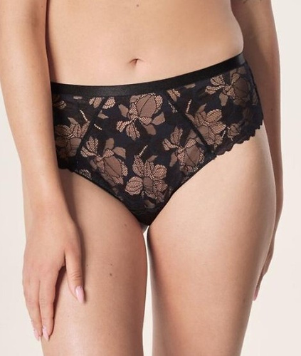 Hanna Figi brazyliany Mefemi – wysokie, koronkowe, z beżową siateczką