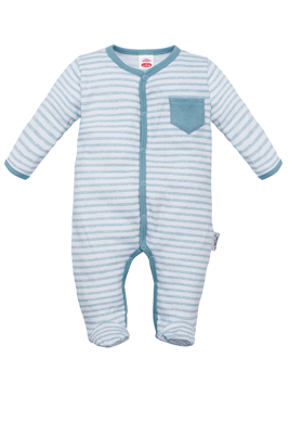 02221P "SWEET DREAMS" Pajacyk niemowlęcy Makoma paski