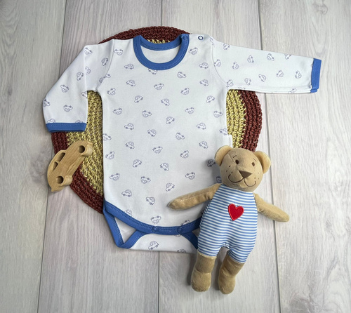 Mamatti body dziecięce BD15626 garbuski – bawełniane, długi rękaw