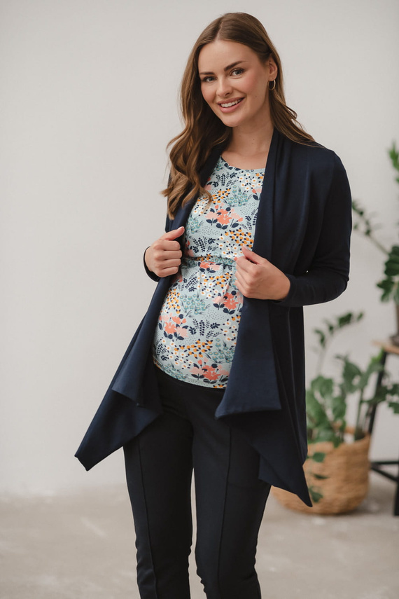 Mama Wrap Kardigan ciążowy Milk&Love granatowy