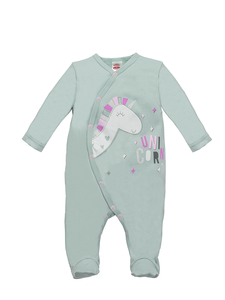 Pajac dzidziuś "UNICORN"  Makoma miętowy