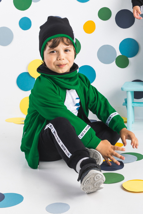 190278 Alex Spodnie dresowe Nicol - czarny