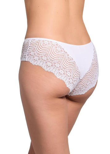 Gabidar 212 szorty damskie koronkowe bawełniane wygodne-białe