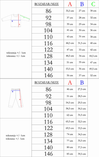 212036 Tola Piżama dziecięca Nicol - cytrynki