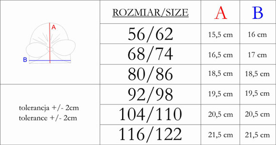 213055 Czapeczka dziecięca turban "Nelly" Nicol