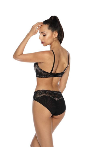 M-3308/11 Lissy Biustonosz push-up Mat czarny