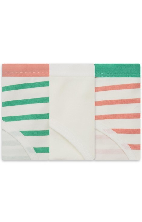 36508-K083 Henderson Figi damskie ecru – bawełniane bikini 3-pack