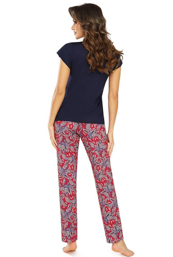 Rita Piżama Damska Donna - granatowy