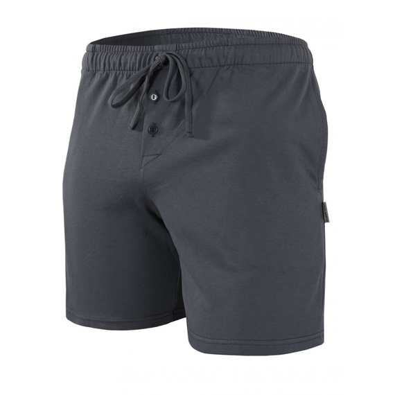 Milo 2 Krótkie spodnie piżamowe Sesto Senso gładkie grafitowy