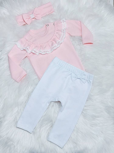 Tosia Spodnie niemowlęce Bambarillo biały