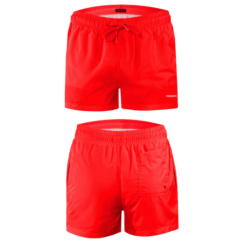 SZ2404 Szorty kąpielowe Sesto Senso czerwony