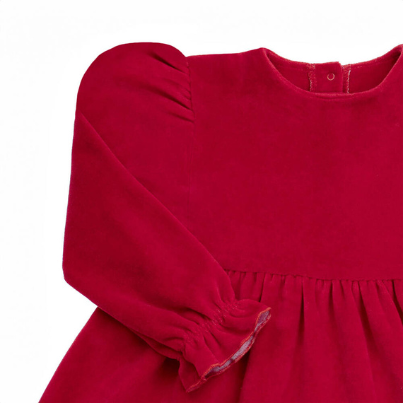 163180 Sukienka dla dziewczynki "Magia Świąt" Nicol - czerwony