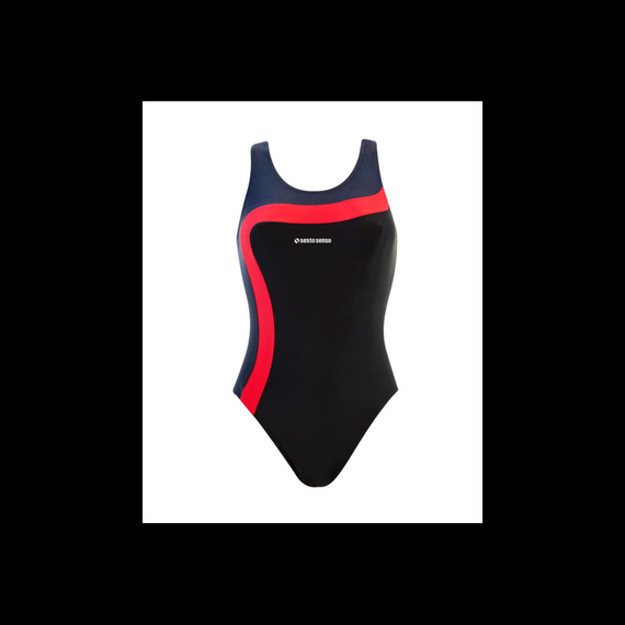 BW 728 Strój kąpielowy jednoczęściowy Sesto Senso czarny 