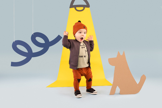 Olivier Bluza chłopięca rozpinana Pinokio - grafit