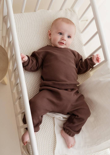 Pure Bluza dresowa Koala - brązowa