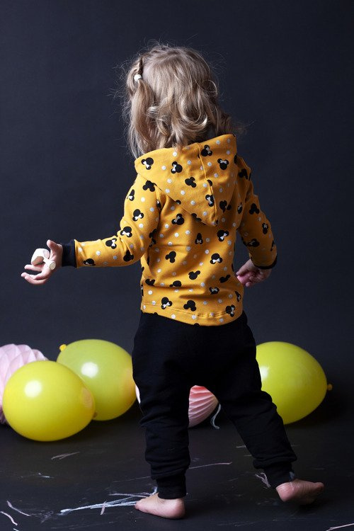 Dres dla dziewczynki "MIKI" Makoma żółty