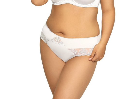 1924 Maxi Usztywniany Biustonosz Ava biały