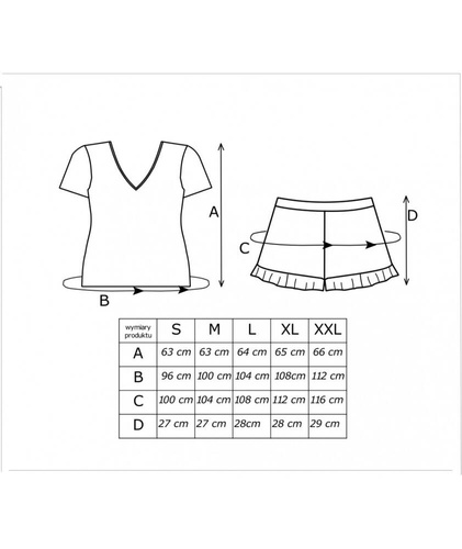 Sweet 1/2 Piżama damska Donna - różowy pudrowy