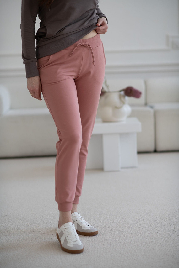 Spodnie dresowe ciążowe Milk&Love herbal rose