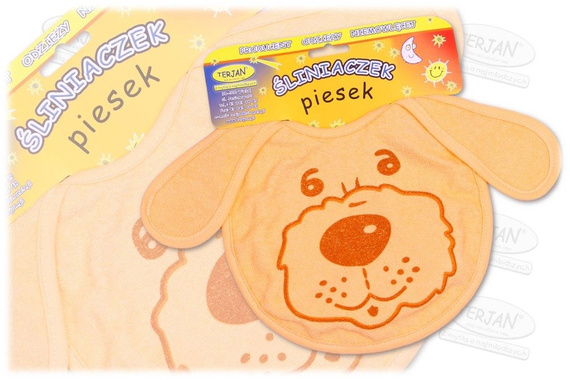 Śliniak piesek TERJAN biały