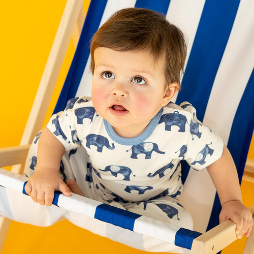 Elephant Body z krótkim rękawem Eevi - ecru